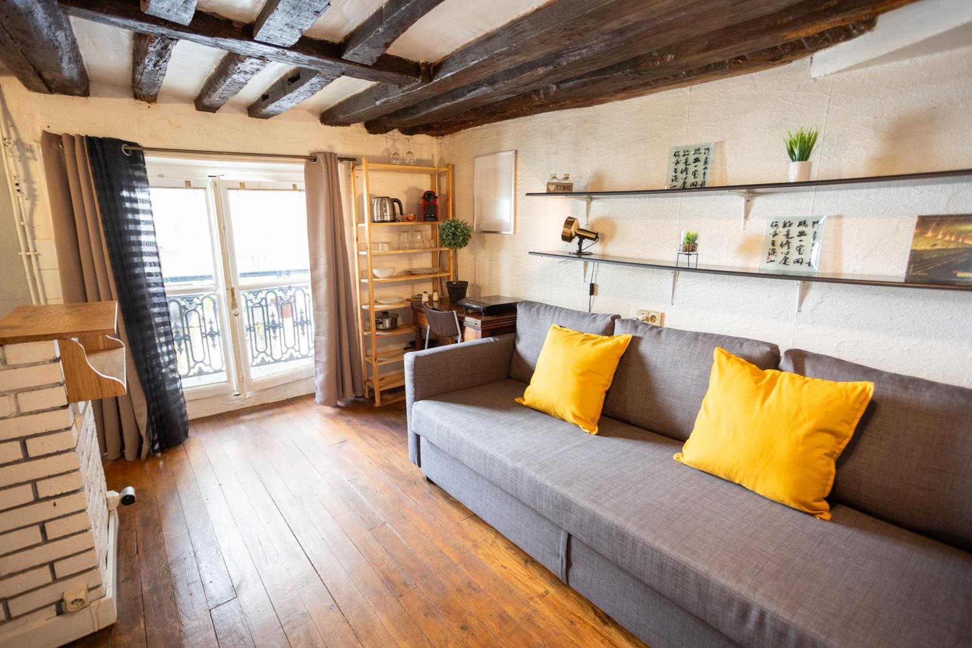 Ferienwohnung Studio Cosy Romantique En Plein Coeur De Paris Exterior foto