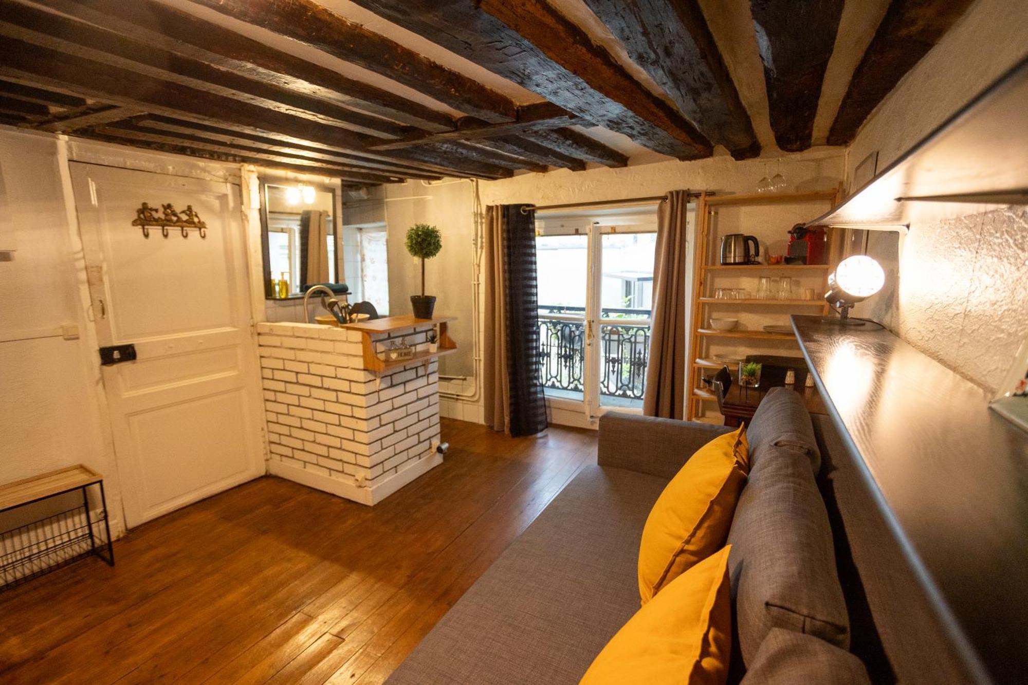Ferienwohnung Studio Cosy Romantique En Plein Coeur De Paris Exterior foto