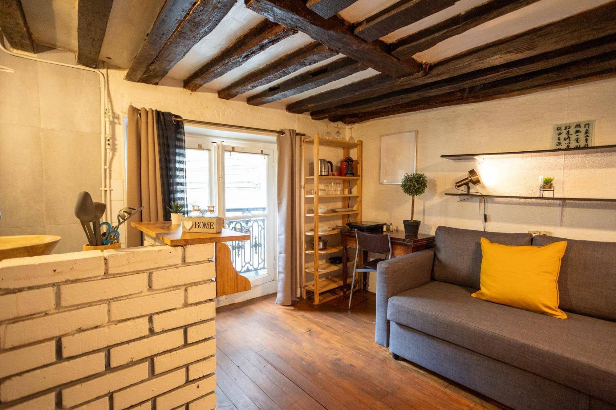 Ferienwohnung Studio Cosy Romantique En Plein Coeur De Paris Exterior foto