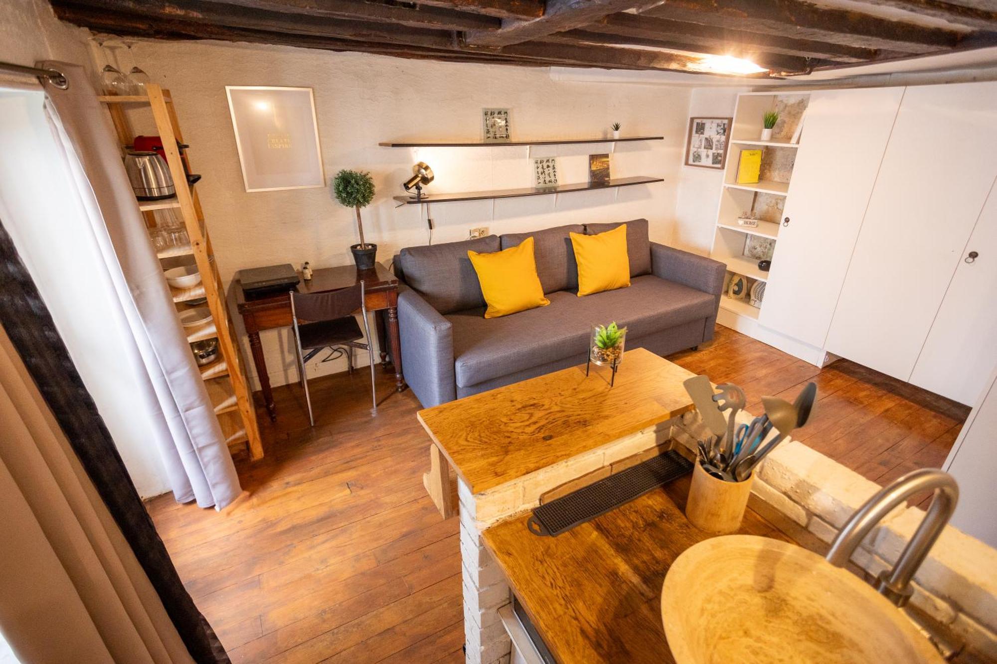 Ferienwohnung Studio Cosy Romantique En Plein Coeur De Paris Exterior foto